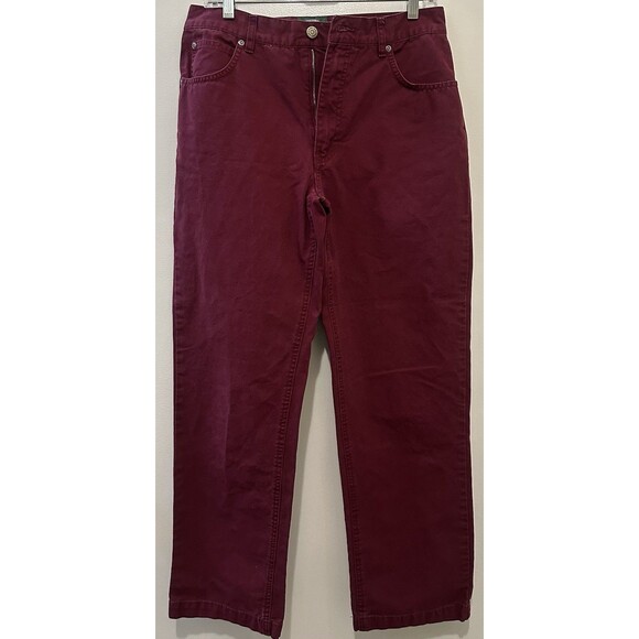 Cabela's For Women Burgundy 100% Cotton Size 10 - Picture 1 of 5